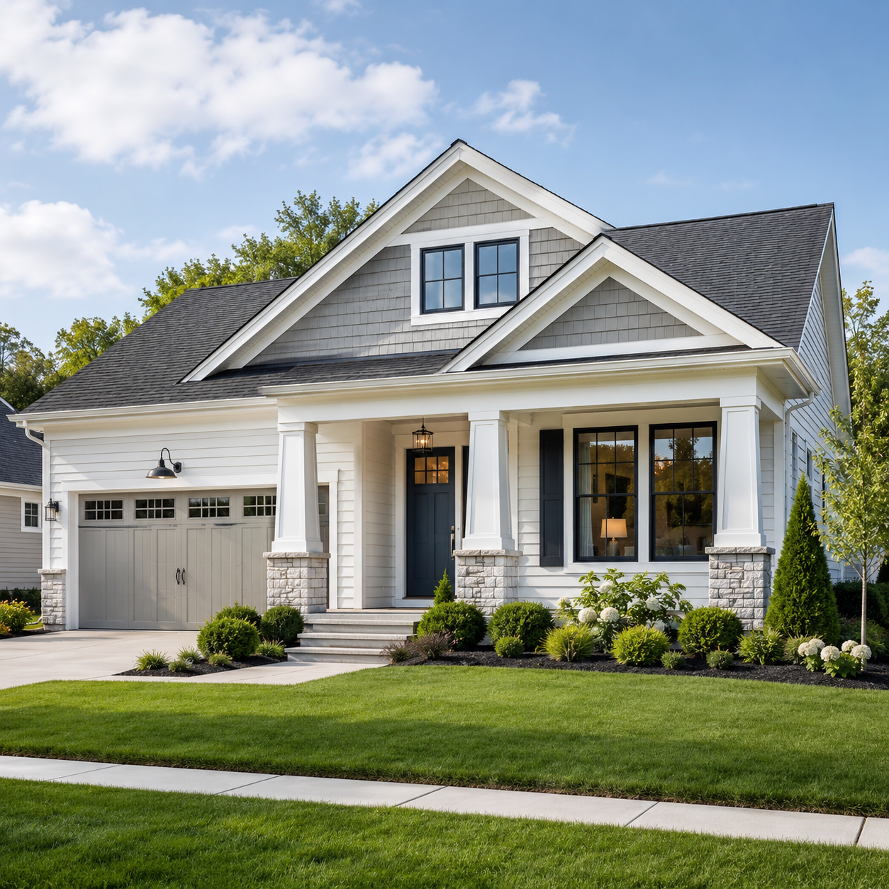 Example home exterior for sample report